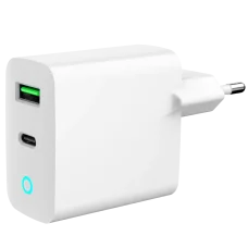 Gembird TA-UC-PDQC20L-W-01 1 USB-A + 1 Type-C (PD20Вт + QC3.0 18Вт)