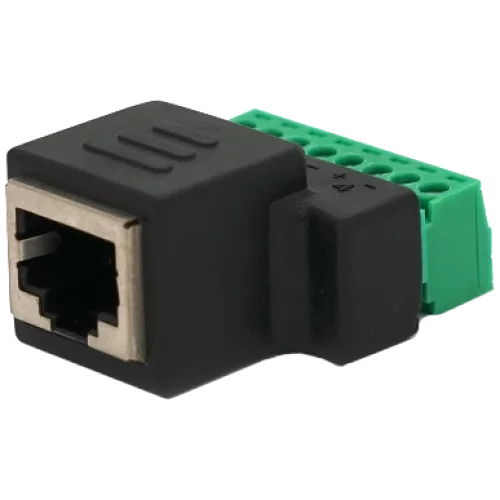 RJ-45(F) (8 контактов) с клеммами под кабель