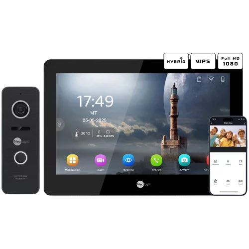 Neolight MEZZO Hybrid Black + PRIME FHD Black с уголком