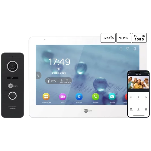 Neolight MEZZO Hybrid + PRIME FHD Black с уголком