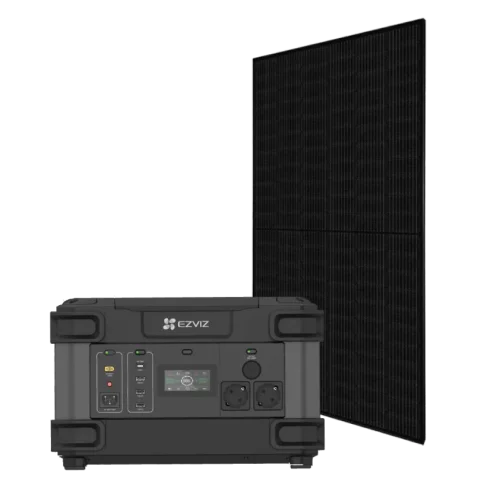 Portable Power Station CS-PS1300 (CN066)(FR) + Canadian Solar CS6R-395MS Full Black
